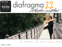 Tablet Screenshot of diafragma22.com